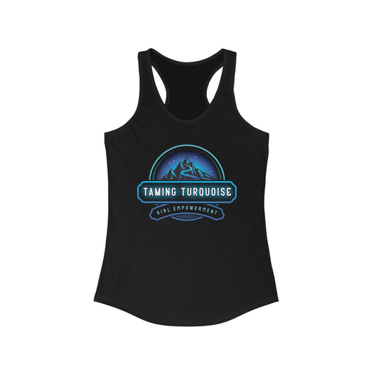 Turquoise Adventure Racerback Tank, Outdoor Activities Shirt, Fitness Apparel, Summer Sports Top, Gift for Hikers
