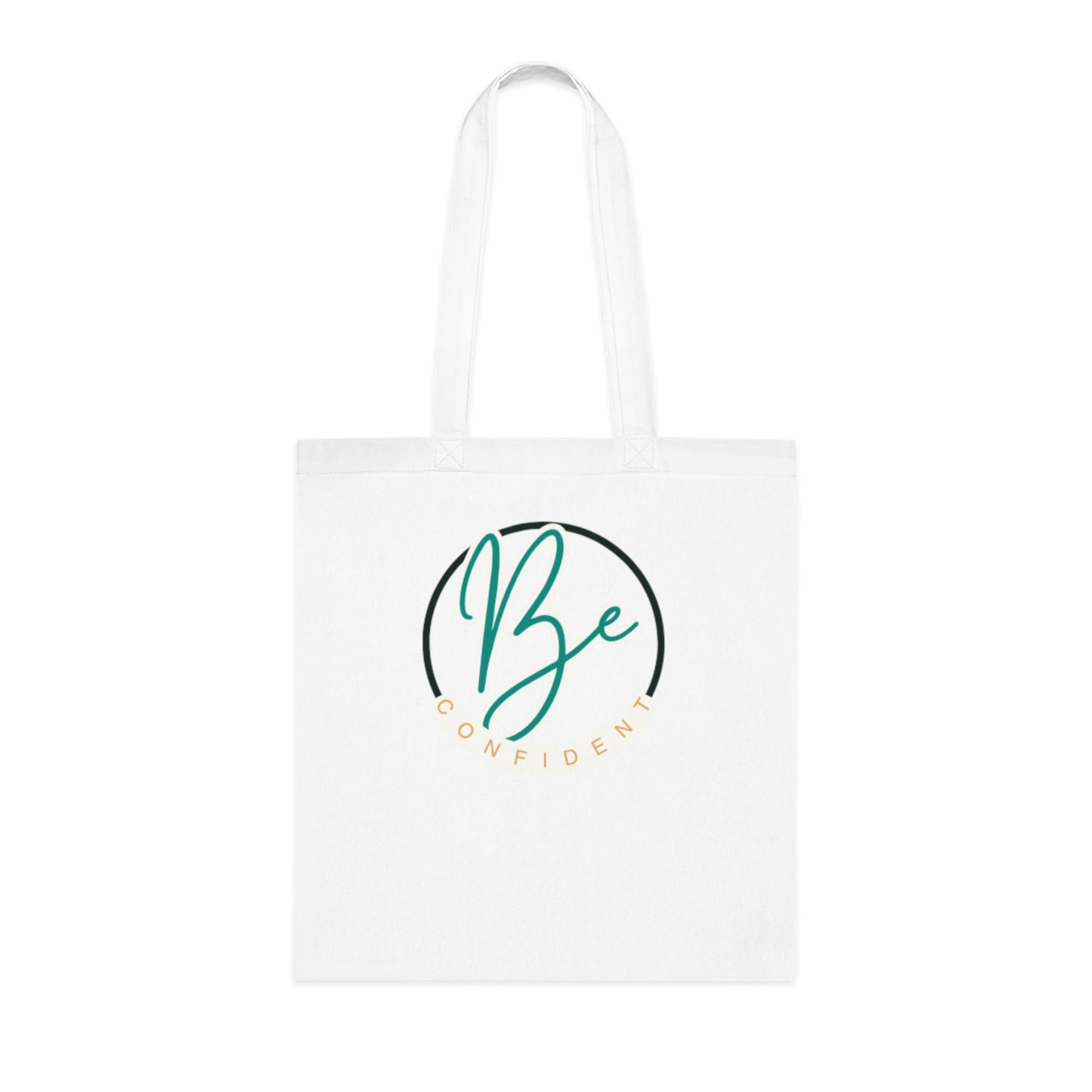 Be Confident Cotton Tote Bag, Eco-Friendly Carryall, Motivational Tote, Reusable Shopping Bag, Gift for Her, Summer Essential